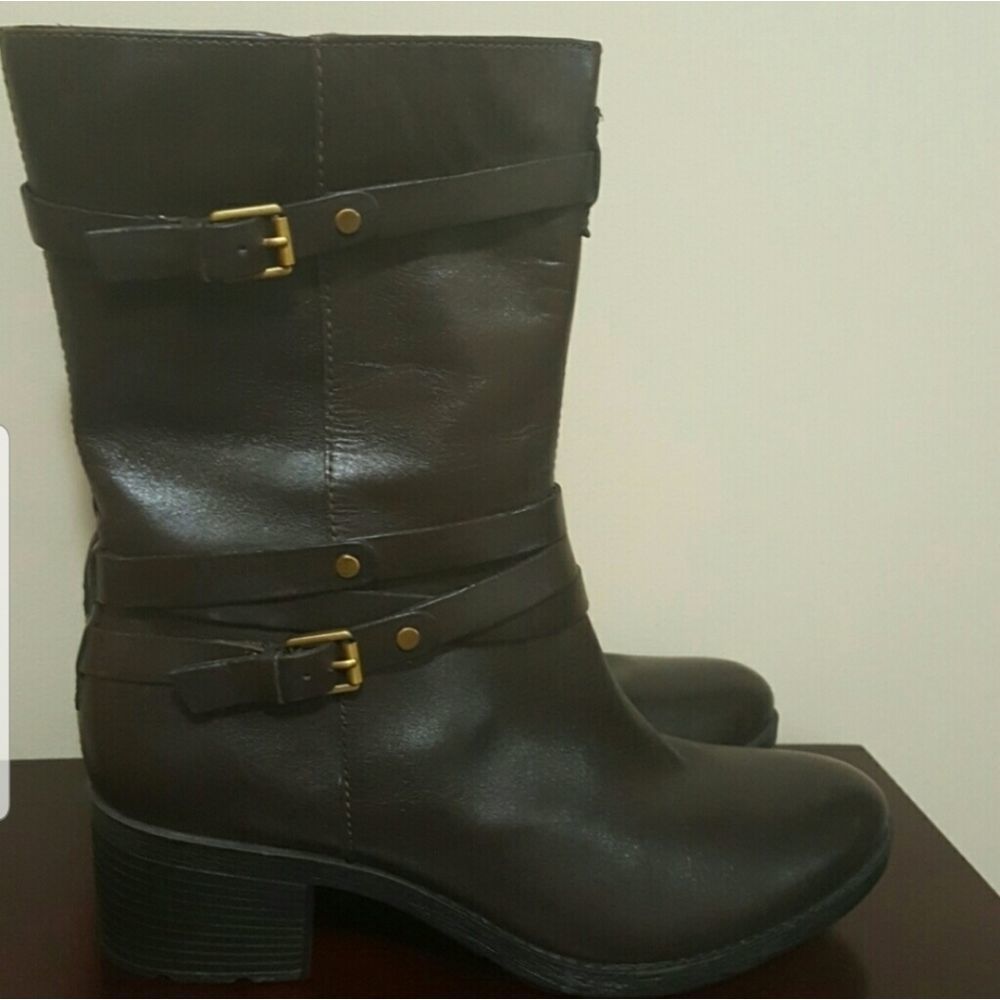 Nwot Bandolino Mid Calf Leather Boots